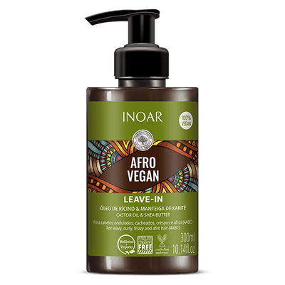 INOAR Afro Vegan Leave-in 300ml - New - The Beautiful Online Store
