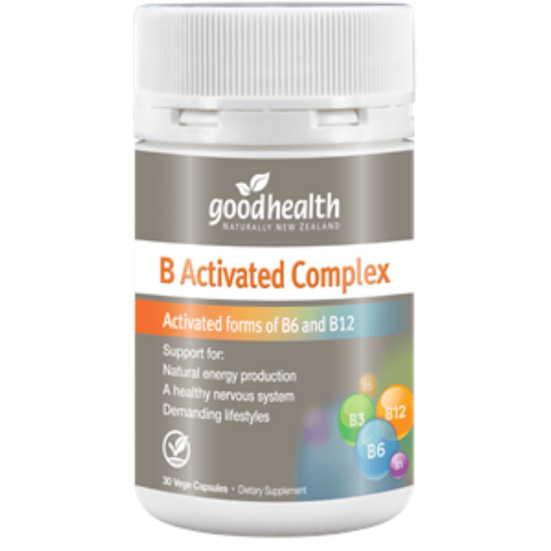 Good Health B Activated Complex Vege Capsules - The Beautiful Online Store