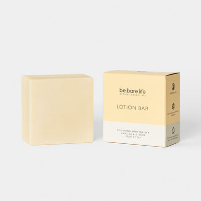 Be.Bare  Lotion Bar Vanilla & Citrus  Soothing Moisturiser - The Beautiful Online Store