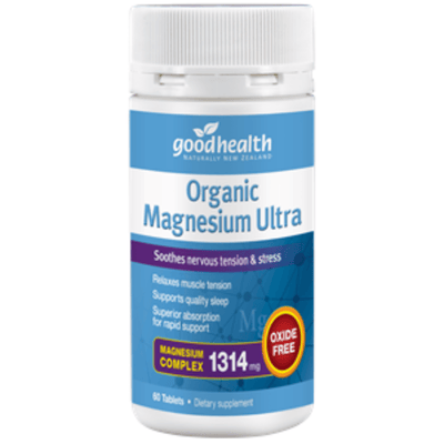 Good Health Organic Magnesium Ultra Tablets - The Beautiful Online Store