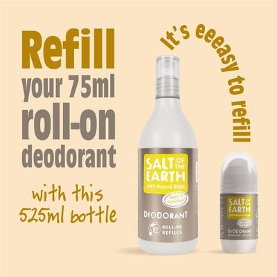 Salt of the Earth Amber & Sandalwood Roll-On Refill - The Beautiful Online Store