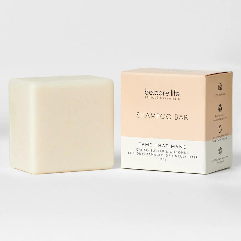 Be.Bare Shampoo - Tame That Mane - for Dry or Damaged Hair - The Beautiful Online Store