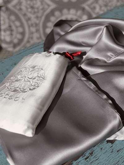 Cocoon Classic Silk Dove Grey Pillowcases GIFT IDEA