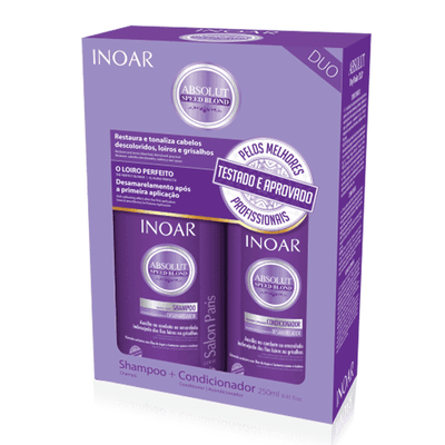 INOAR Absolut Speed Blond Shampoo & Conditioner Set - The Beautiful Online Store