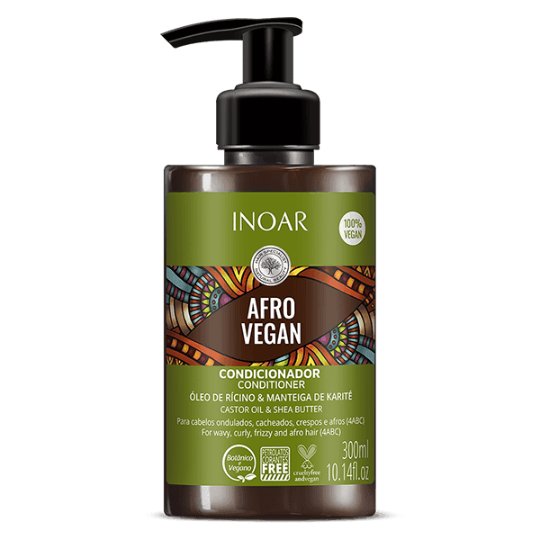 INOAR Afro Vegan Conditioner 300ml - New - The Beautiful Online Store