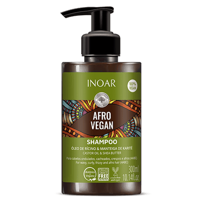 INOAR Afro Vegan Shampoo 300ml - New - The Beautiful Online Store