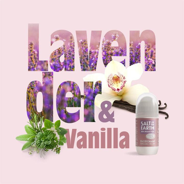 Salt of the Earth Lavender & Vanilla Natural Refillable Roll-On - The Beautiful Online Store