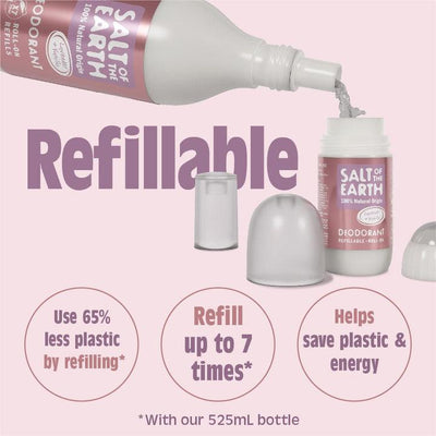 Salt of the Earth Lavender & Vanilla Natural Refillable Roll-On - The Beautiful Online Store
