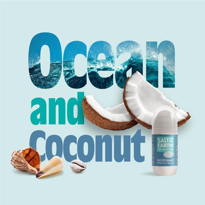 Salt of the Earth Ocean & Coconut Natural Refillable Roll-On - The Beautiful Online Store