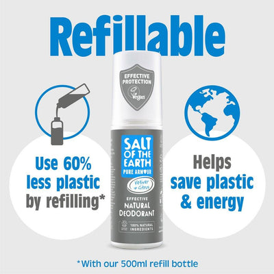 Salt of the Earth Vetiver & Citrus Natural Deodorant Spray - The Beautiful Online Store